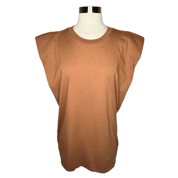 Sandrine Rose x Free People Shoulder Pad Tee - Picture 2 of 6